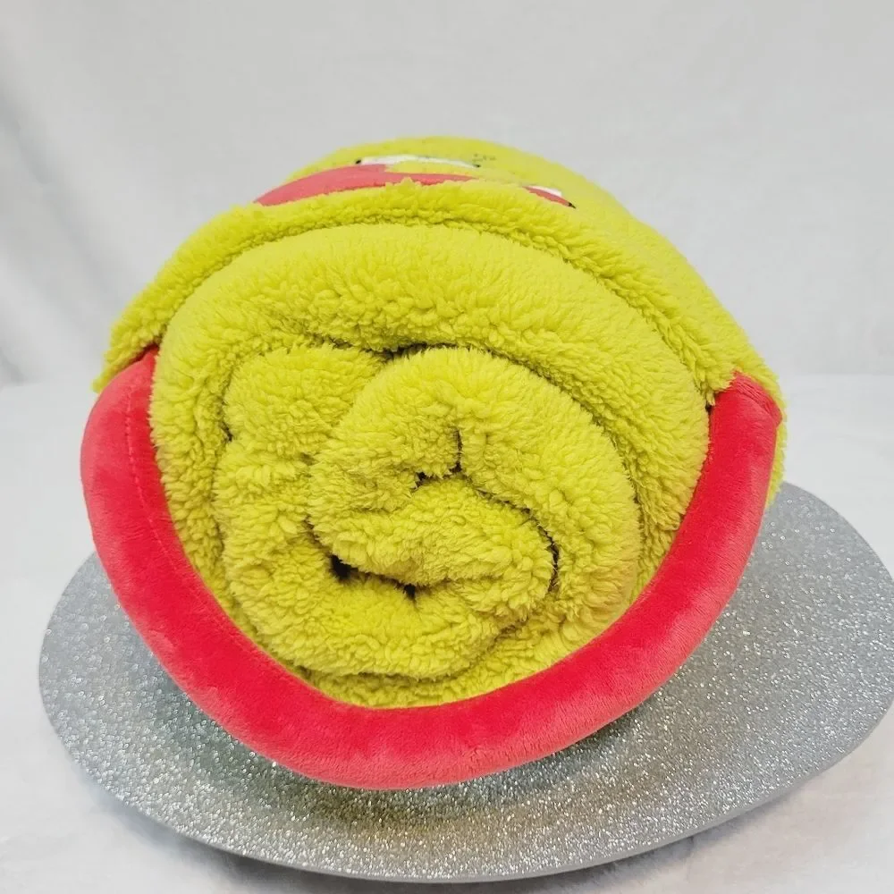 Snowpinions Angry Santa Grinch Throw Blanket Dr Seuss Portable 60 x 45 New
